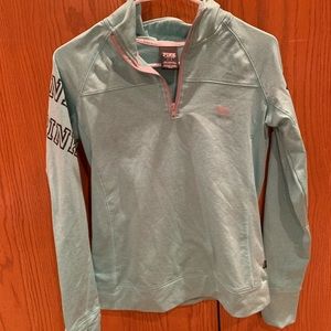 Pink brand green pullover